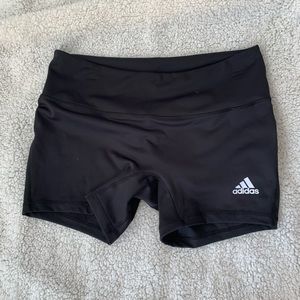Ladies black adidas volleyball spandex size L
